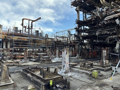 Post-incident plant removal ahead of reconstruction – RVA Group