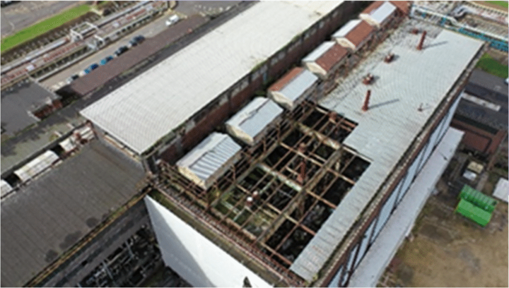 Boiler house pre-demolition – Sembcorp Energy, Wilton Power Station
