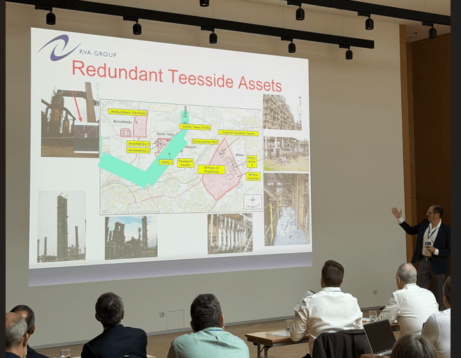 RVA Group presenting decommissioning and demolition case studies at industry forum in Lisbon