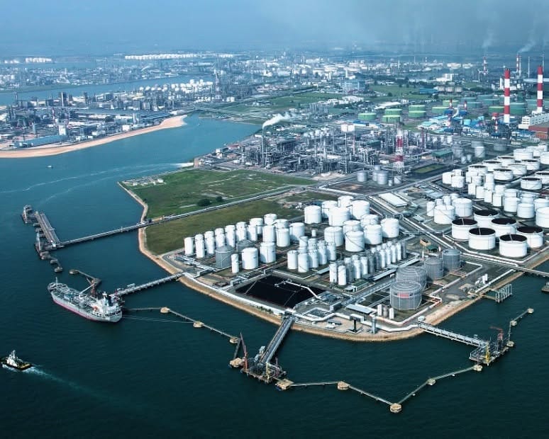 Jurong Island, Singapore, site of RVA Group's high-hazard process plant demolition projects