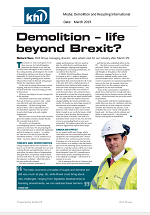 Demolition And Recycling International Magazine - Life Beyond Brexit